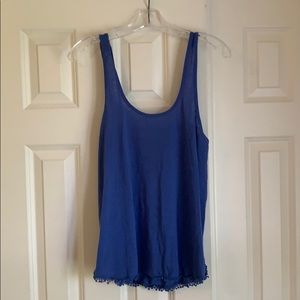 Blue tank top